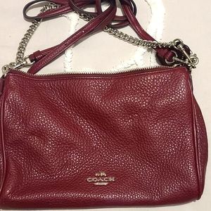 Maroon purse